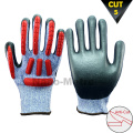 NMSAFETY TPR Schlagfeste Handschuhe mechanische Handschuhe